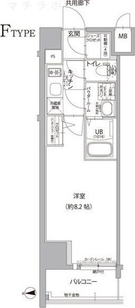 金山駅 徒歩5分 6階の物件間取画像